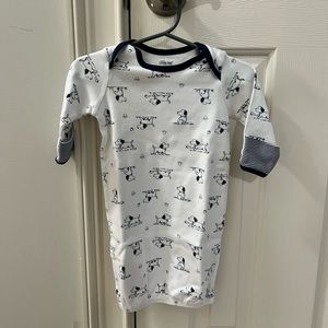 New Little Me Puppy Sleeper Gown 0-3 Months
